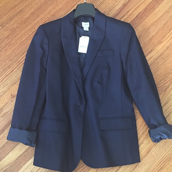 J Crew Navy Blue Blazer - Picture 1 of 5